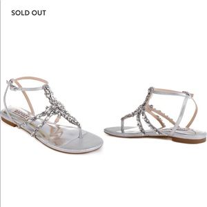 Badgley Mischka Hampden Crystal Sandal NWT size 9